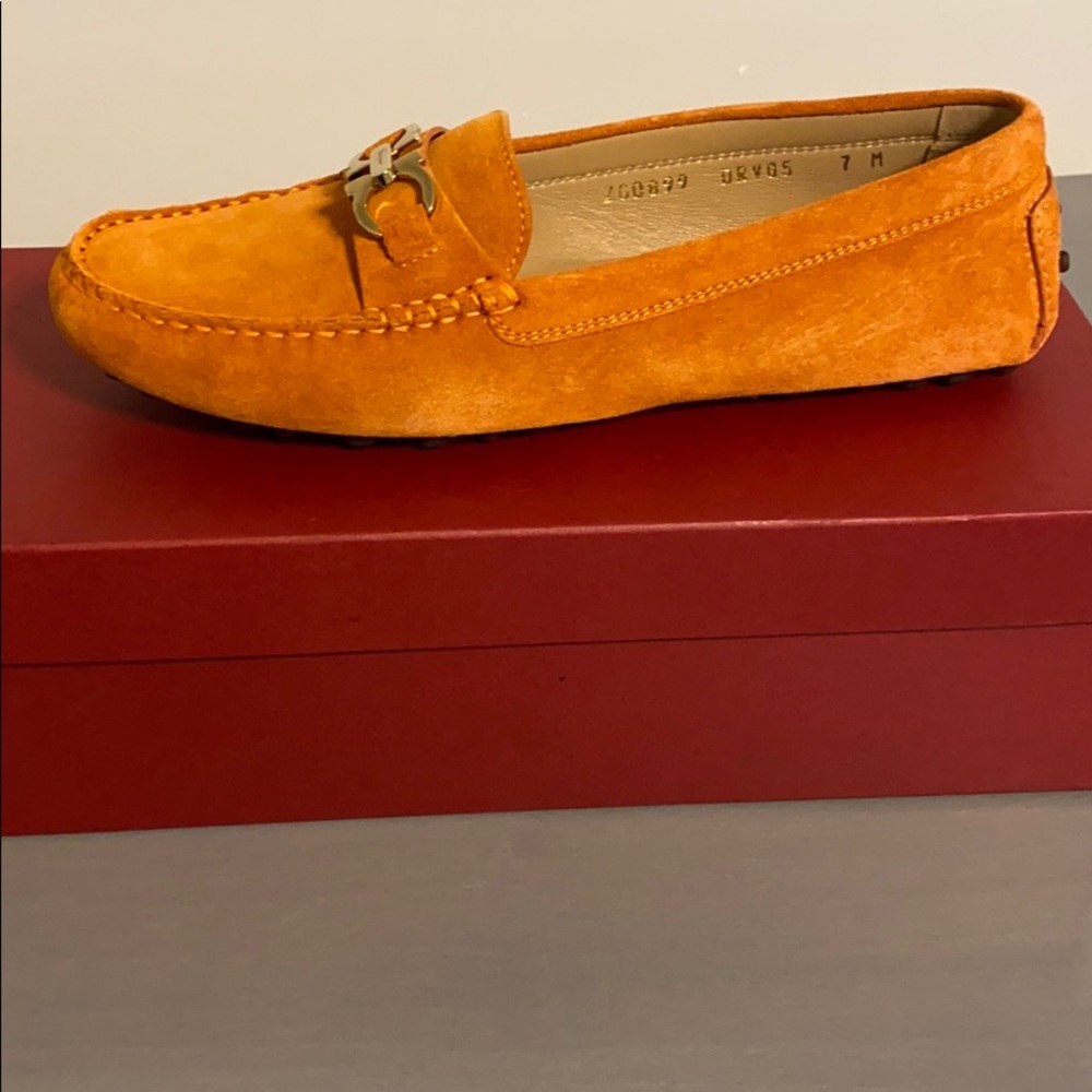 Salvatore Ferragamo Sunset Suede Driver